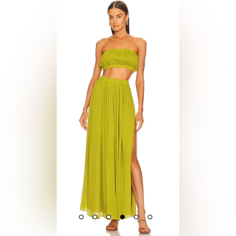 Anna Nata Christina Skirt Set in Green